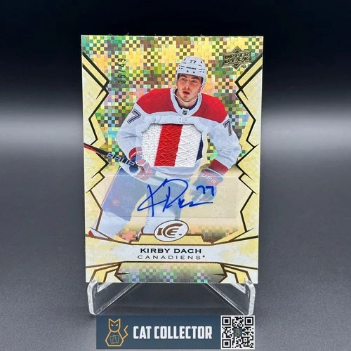 2022-23 Upper Deck Ice KIRBY DACH #79 Gold Patch Auto /49