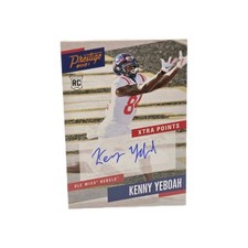 2021 Draft Picks Xtra Points Signatures Kenny Yeboah Autograph #PS-KYB Orange 