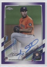 2021 Topps Chrome Rookie Purple Refractor 4/250 Andre Scrubb #RA-AS Auto n0c