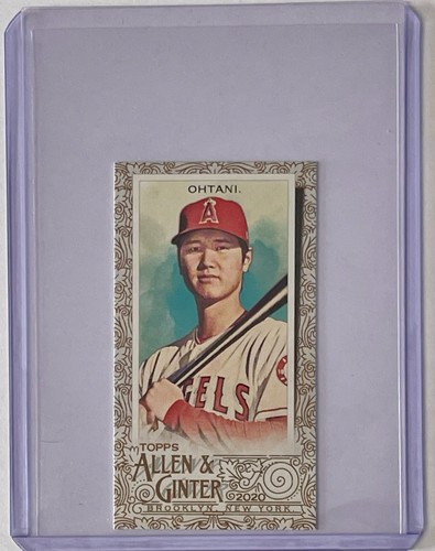 Shohei Ohtani 2020 Topps Allen & Ginter #24 Mini Gold