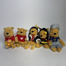 Disney Winnie The Pooh Mini Bean Bag Plush Bundle Vintage NWT