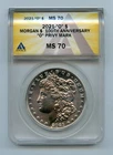 2021-O Morgan Silver Dollar $1 ANACS MS70