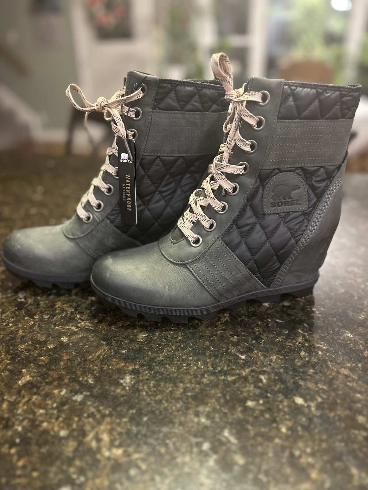 Women Size 9 Sorel Lexie Wedge in Dark Slate NWOB (new without box) Never worn