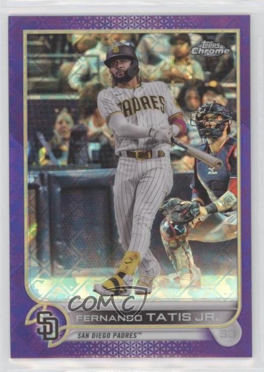2022 Chrome Logofractor Edition Purple Refractor /250 Fernando Tatis Jr #100 o7m