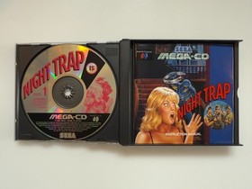 Night Trap Sega Mega CD - UK PAL VGC CIB - High Quality Packing - Tracked