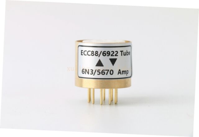 1pc gold plated ECC88 6922 6DJ8 instead TO 6N3 5670 tube converter adapter