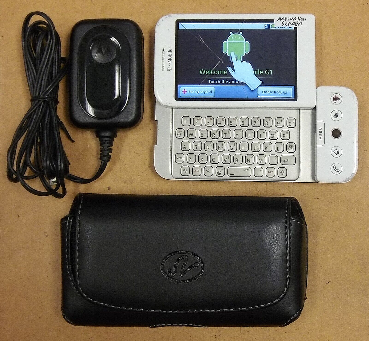HTC Dream DREA100 / Google G1 - White ( T-Mobile ) Very Rare