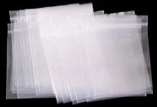 200 X Resealable Zip Lock Bag - 40mm X 60mm - 50 Microns Thickness