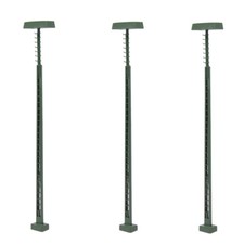 LQS51HO 3 Stk. Modell bahnleuchten Gittermastleuchte,spur H0 plattform lampe 