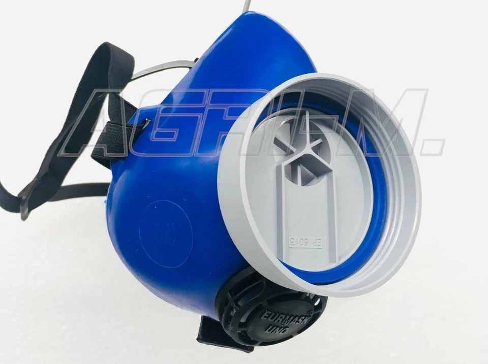 Maschera con filtro FPP R 3 (2 filtri ) anti fumo incendi boschivi amianto - Immagine 2 di 4