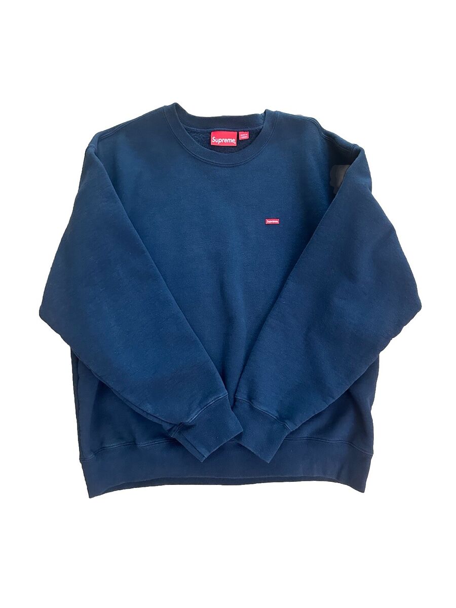 Supreme Small Box Crewneck Sweatshirt Navy Blue L | eBay Supreme Small Box Crewneck Sweatshirt Navy Blue L | eBay