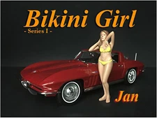 American Diorama Jan Bikini Calendar Girl Figure for 1/24 Scale Models