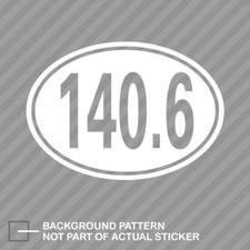 Oval 140.6 Sticker Decal Vinyl Triathlon Oval 140.6 Sticker Decal Vinyl Triathlon