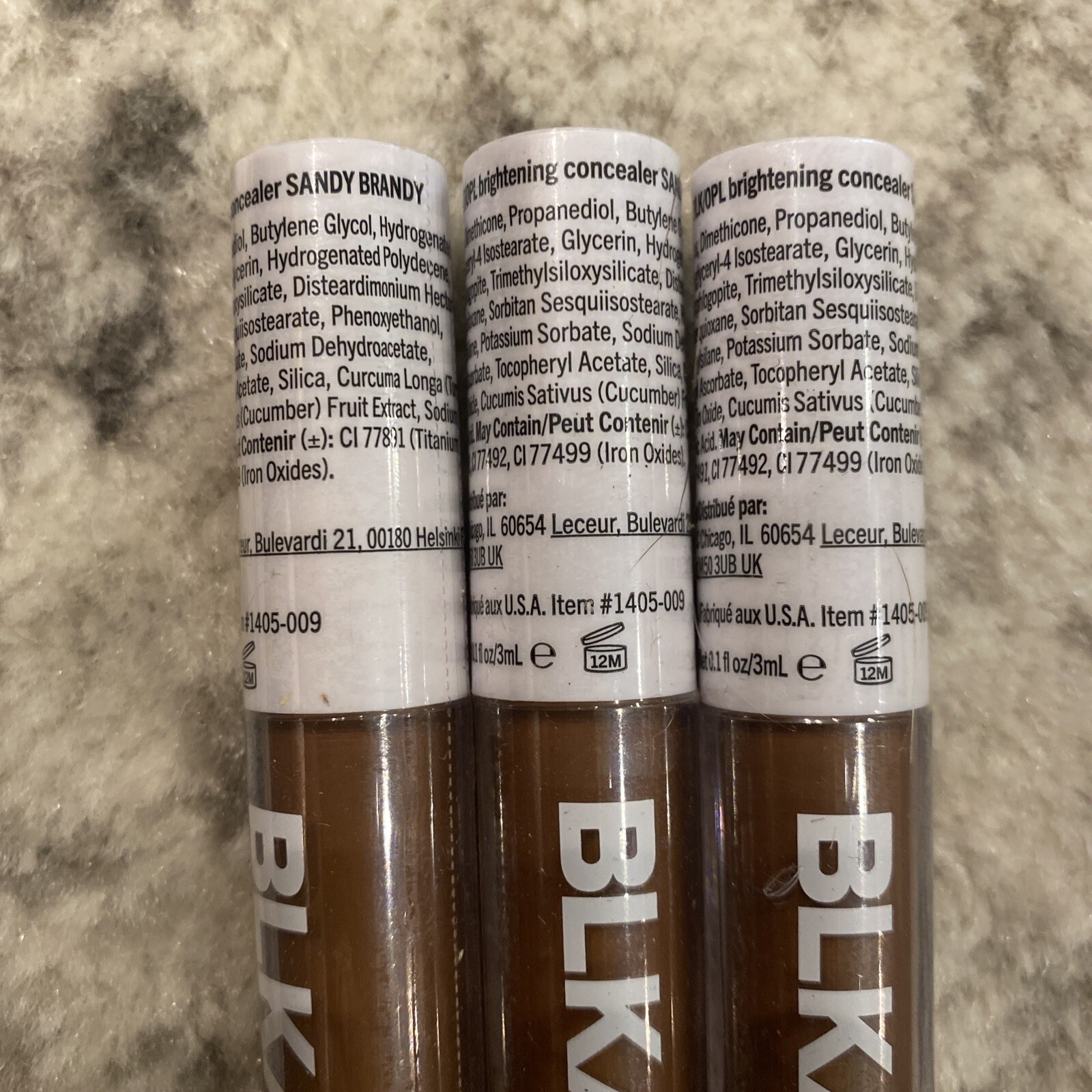 lot of 3 sealed Black Opal Brightening Concealer sandy brandy 0.14oz