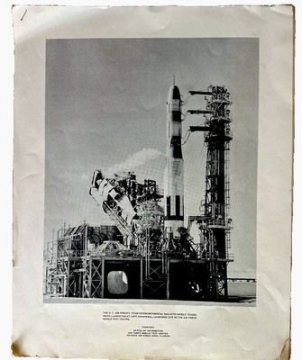 Vintage Posters File From NASA Great Rockets Showing 