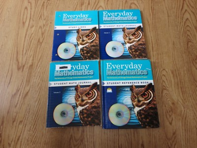 GRADE 5 TUTORS/HOMESCHOOL:  EVERYDAY MATH STUDENT JOURNALS, SRB, STUDY LINKS
