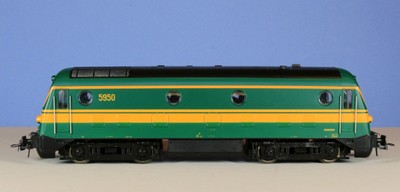 Roco BB 63998 Locomotive HO Diesel Électrique - Verte Filet Jaune - Analogique