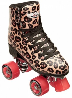 Impala Rollerskate Leopard Print Quad Skates 2502 Women's Size 7