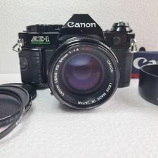 [MINT w/ Strap] Canon AE-1 Program FD 50mm f1.4 S.S.C. Film Camera From JAPAN