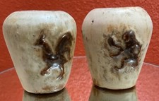 Vintage Armogres Made In Belgium Pair Of Mini Vases