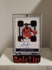 2017-18 Cornerstones Crystal Legendary Auto-Patch 15/75 Stephen Jackson #LC-SJK
