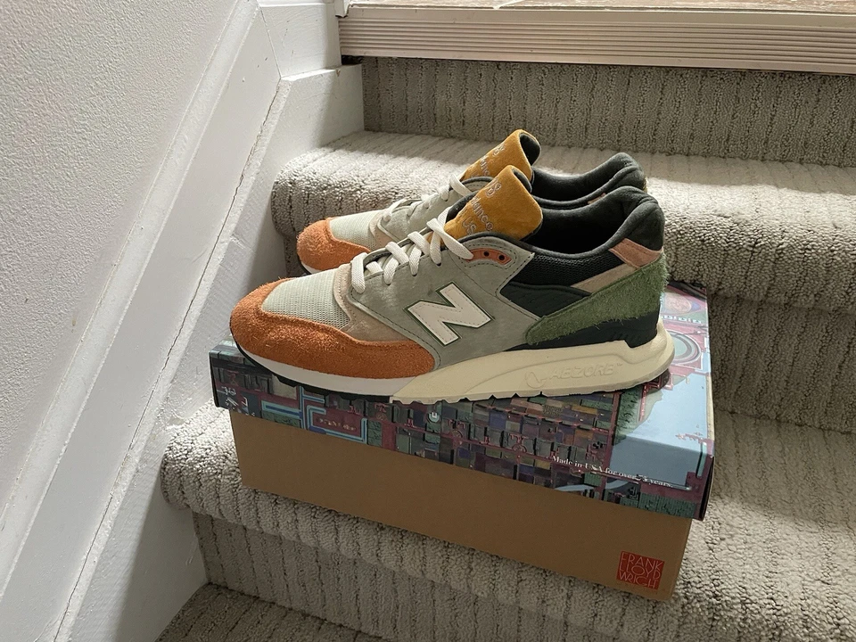 New Balance x Kith 998 Ronnie Fieg & Frank Lloyd Wright - 9,5 EE. UU. Hombres (U998KT1) Foto 3 de 4