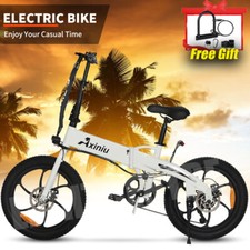 2024 New E-Bike 20" Electric Bike for Adults 850W Motor City Snow Beach Bicycle