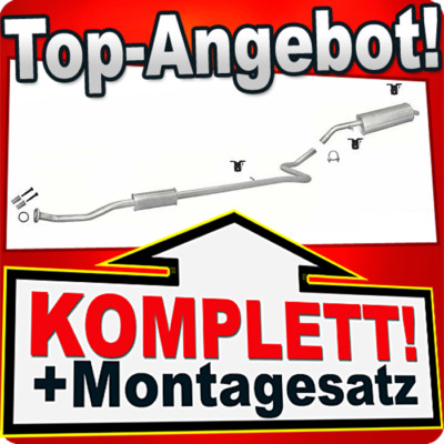 Auspuff für CITROEN C3 I 1.6 16V Schrägheck / PLURIEL Cabrio Auspuffanlage