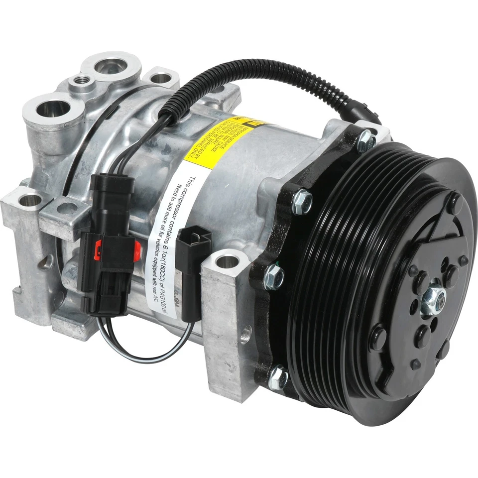 Compressor UAC A/C para 1996-2001 Dodge Dakota - Imagem 2 de 4