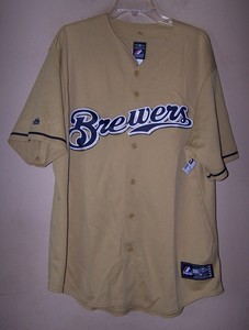 brewers gold jersey
