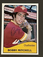 Bobby Mitchell Autograph Signed 1979 TCMA Albuquerque Dukes