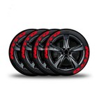 4 Tires/ Permanent NITTO Tire Lettering Stickers 16"-22" Decal Letters 1.25" Red