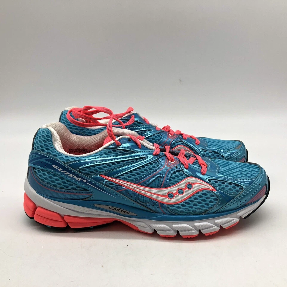Tênis de corrida Saucony feminino ProGrid Guide 6 10179-6 azul tamanho 7 - Imagem 2 de 4
