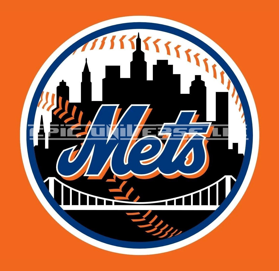 Ny Mets Rear Window Graphics 2 Inch New York Mets Baseball Collector's Graphic Inserts | eBay