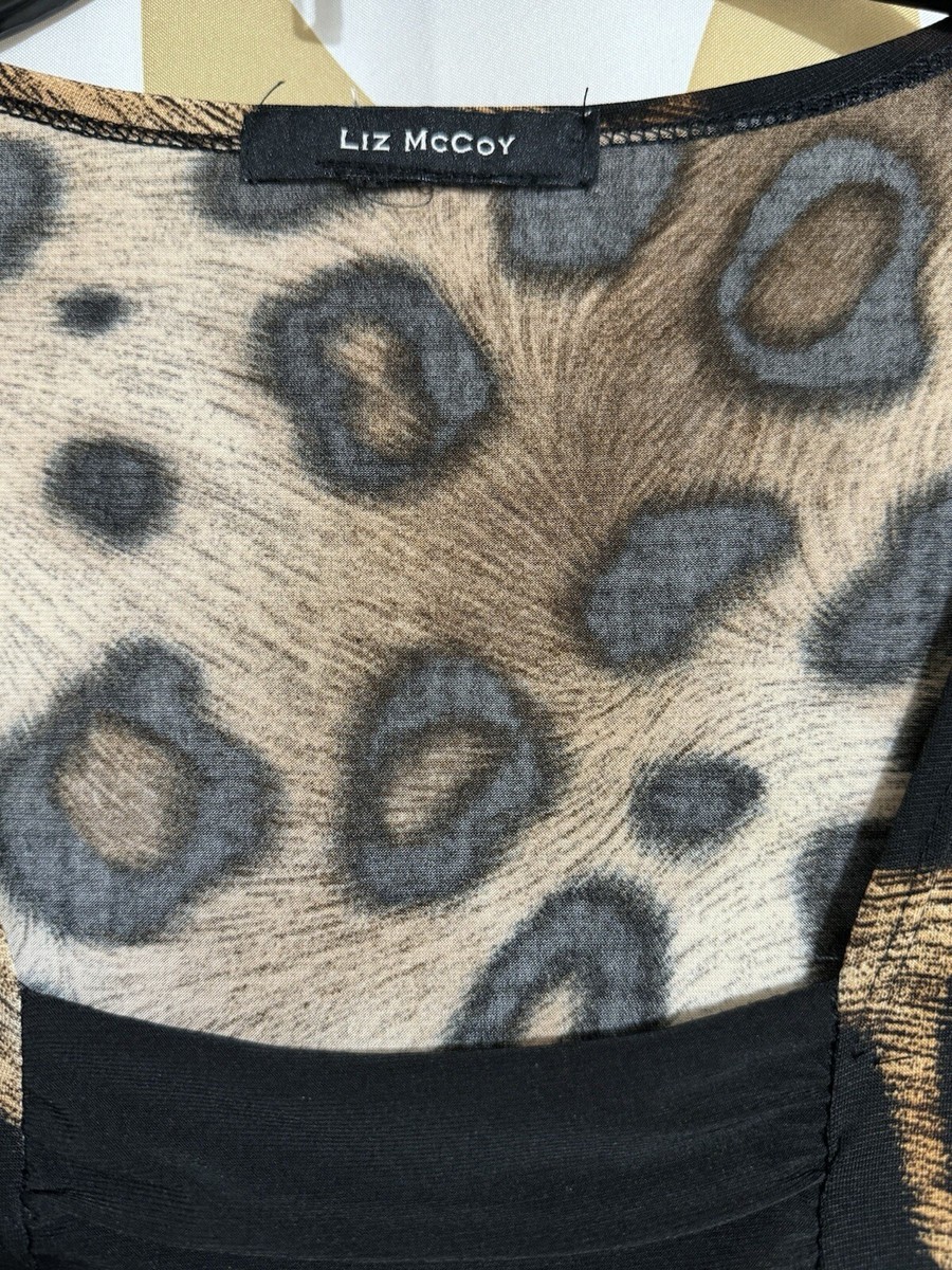 Chemisier Liz McCoy 3/4 Manches - Taille L Marron, Neuf Sans étiquette