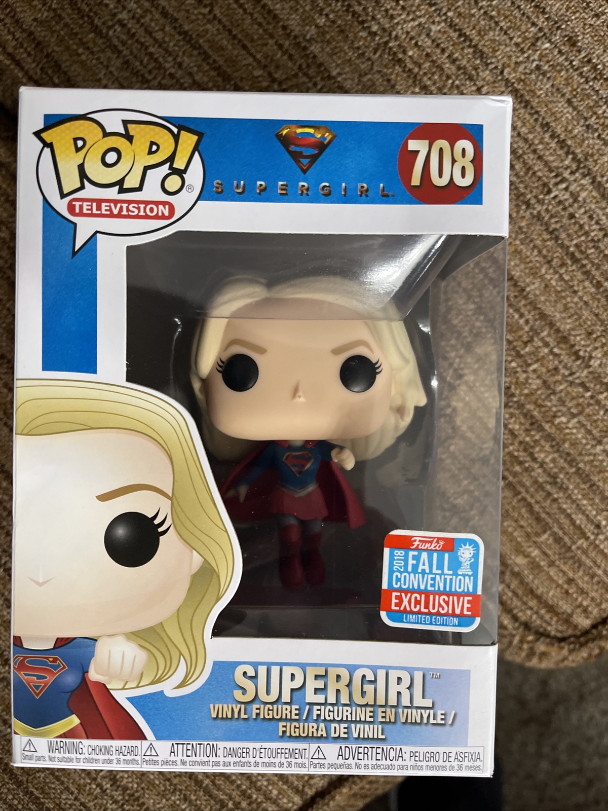 En Oferta Funko Pop! #708 Televisión: Supergirl 2018 Convención De Otoño Exclusiva