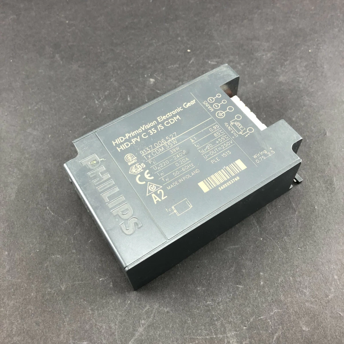 Philips HID PV C 35 S CDM Electronic Digital Ballast HI Metal