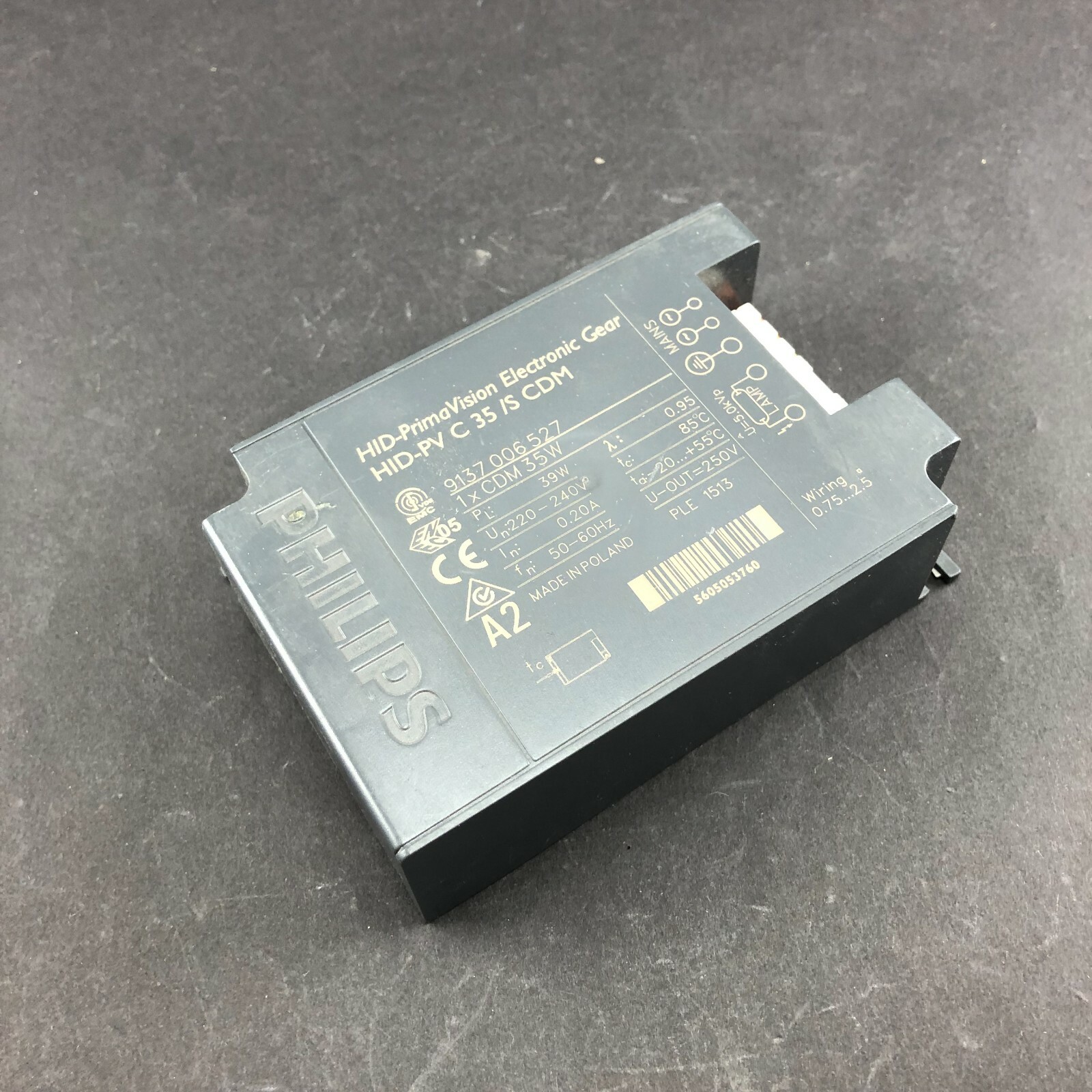 Philips HID-PV C 35/S CDM Electronic Digital Ballast HI Metal halide EVG