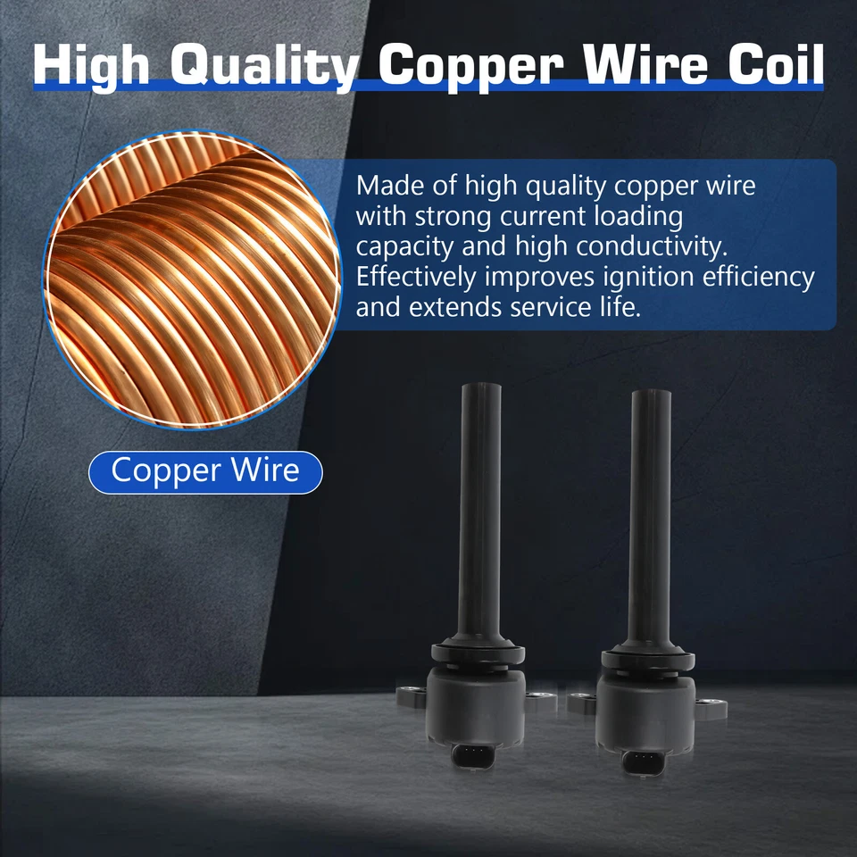 6x bobinas de encendido y bujías de iridio para Honda Passport UF252 7090 2000-2002 Foto 4 de 4