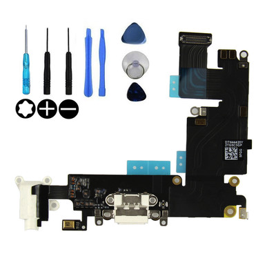 ORIGINAL iPhone 6 Plus Dock Connector USB Audio Jack Mikrofon weiß Werkzeug