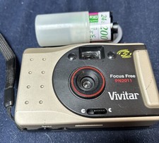 Vivitar - PN2011 Focus Free-Panoramic 35mm Point  Shoot Film Camera -1 Film Inc