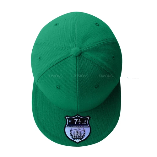 Premium Solid Fitted Baseball Cap Hat Blank Plain Flat Bill 9-Sizes Trucker 2026