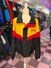 LJKT23 Vintage Slick 50 Racing Windbreaker Full Zip Jacket Large