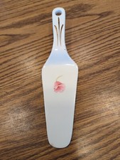 Vintage Decorative Porcelain Cake Server Cutter Holiday Wedding Birthday Etc.