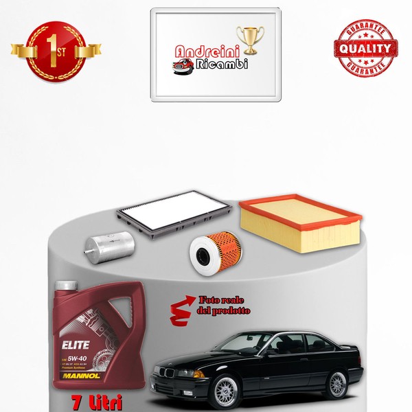 Inspektionskit Filter Und ÖL BMW Serie 3 E36 325 I 141KW 192CV 1994->-image