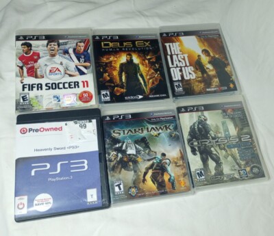 NICE Lot of 6 Video Games for PS3 Playstation 3 IN boxes Mint