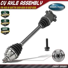 Front Driver LH Side CV Axle Assembly for Audi A8 Quattro 2003-2009 S8 2007-2009