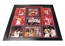 Miami Basketball Champions 30x34 Custom Frame
