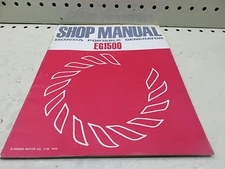 1972 HONDA EG1500 PORTABLE GENERATOR SHOP SERVICE MANUAL  (TMAN93)