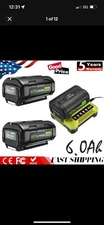 40V 6.0Ah Battery / Rapid Charger For Ryobi 40 Volt Lithium OP4050 OP40602 NEW